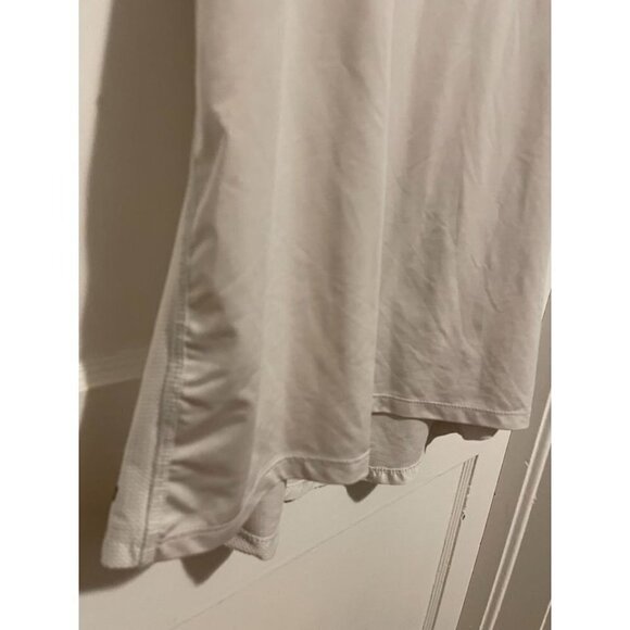 Danskin Now Women's Size Large Semi-Fitted White Tanktop - Picture 3 of 8